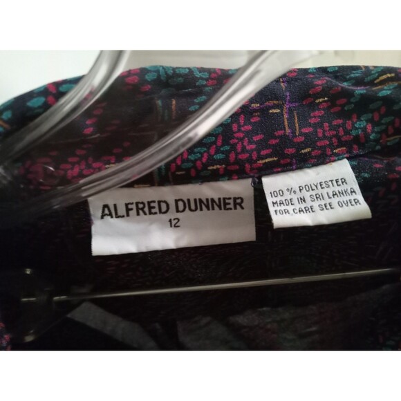 Alfred Dunner Blouse & Skirt Set Women’s 12 Plaid Button Front - Picture 8 of 11